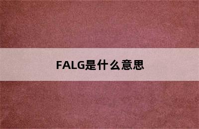 FALG是什么意思