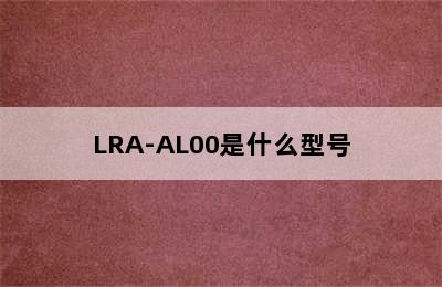 LRA-AL00是什么型号