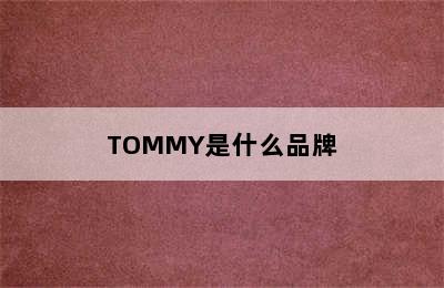 TOMMY是什么品牌