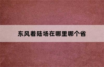 东风着陆场在哪里哪个省