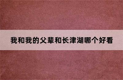 我和我的父辈和长津湖哪个好看