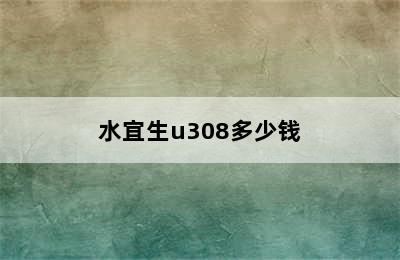 水宜生u308多少钱