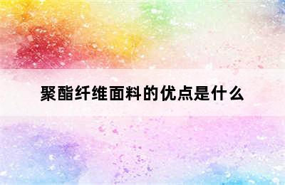 聚酯纤维面料的优点是什么